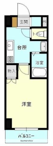 F&Fアビタシオン(1K/5階)の間取り写真