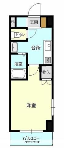 F&Fアビタシオン(1K/2階)の間取り写真