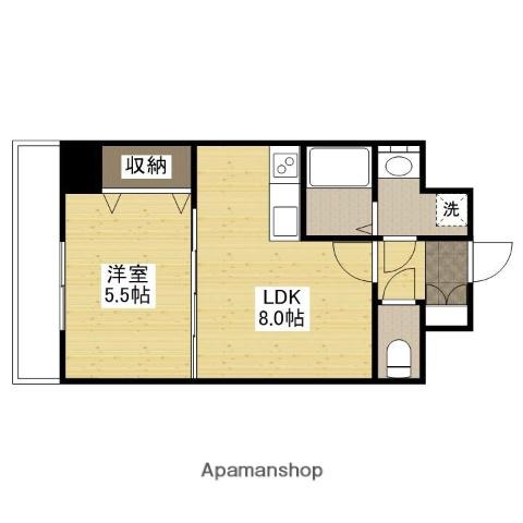 セリオンパレス(1LDK/4階)の間取り写真