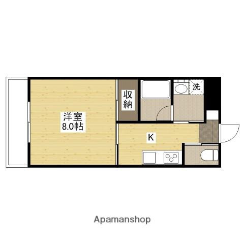 エメローズ南蔵王(1K/1階)の間取り写真