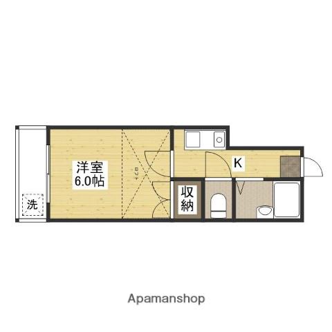 TOMIO(1K/2階)の間取り写真