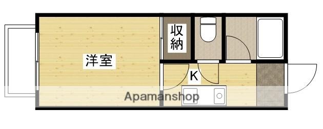 サクラハイツ(1K/1階)の間取り写真