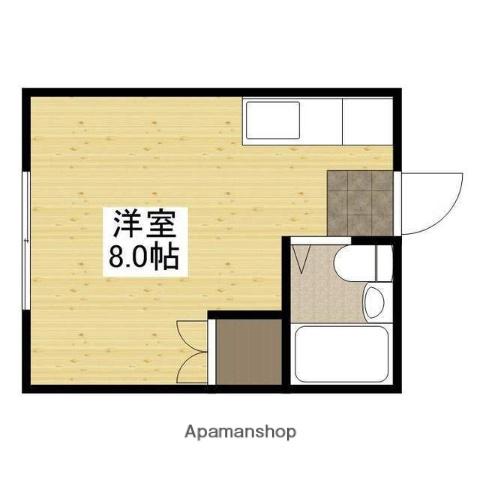 ハイツジュネス(ワンルーム/1階)の間取り写真