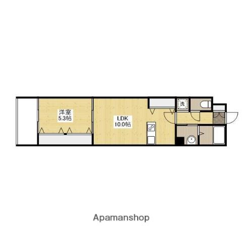 ALBA ROSE (1LDK/5階)の間取り写真