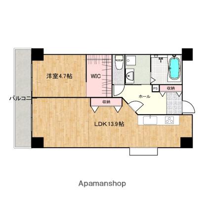 メゾンエンリッチ(1LDK/2階)の間取り写真