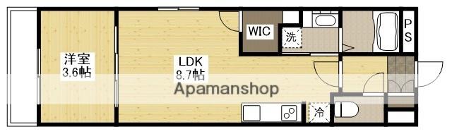 月光手城ルート2(1LDK/2階)の間取り写真