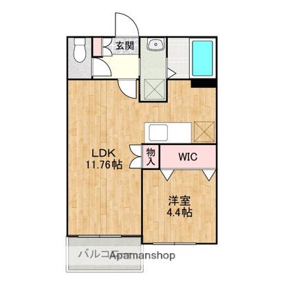 ル・シエル・ブルー(1LDK/2階)の間取り写真