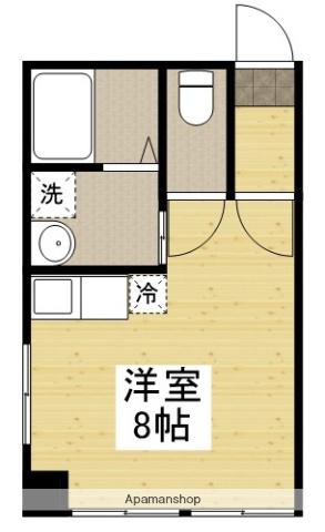 SATOビルみふね(ワンルーム/4階)の間取り写真