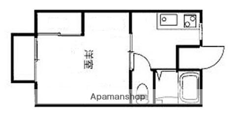 サンハイツたねもと A(1K/1階)の間取り写真
