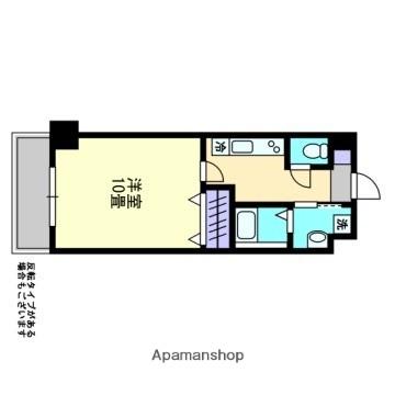 MJマンション(1K/6階)の間取り写真