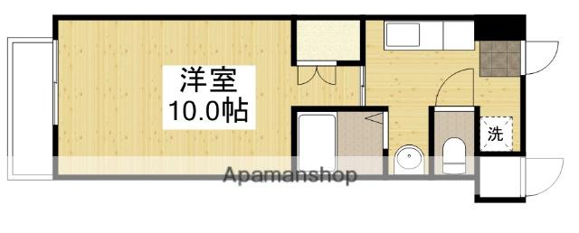 F&FアビタシオンⅡ(1K/2階)の間取り写真