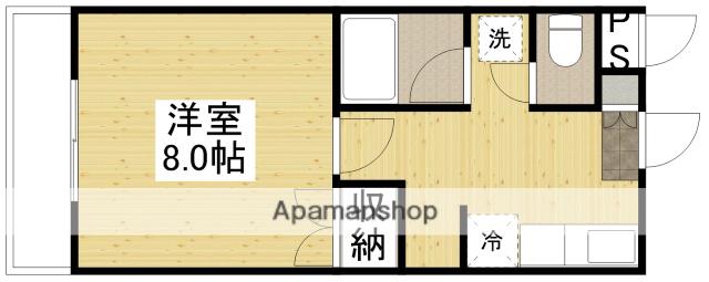 パラツィーナ光南(1K/2階)の間取り写真