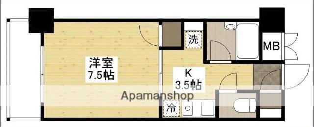 アネックス紅葉(1K/9階)の間取り写真