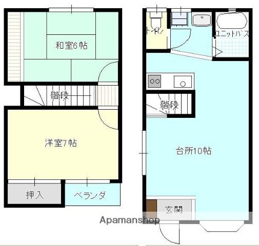 ラポール御幸(2LDK)の間取り写真