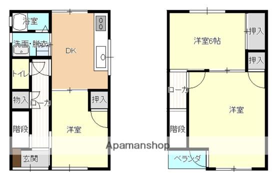 セントポーリア(3DK)の間取り写真