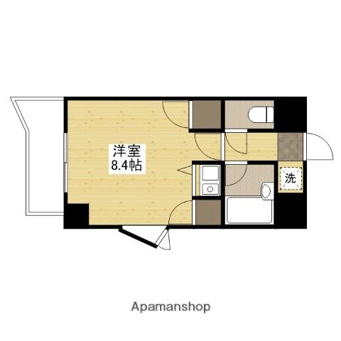 メゾンアルカディア西深津(ワンルーム/7階)の間取り写真
