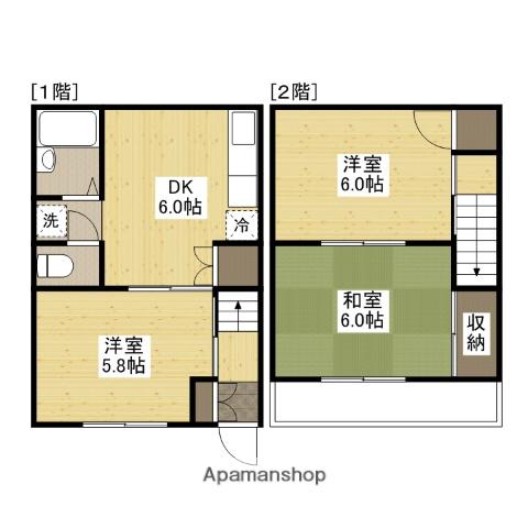 コンフォートハイツⅠ(3DK/1階)の間取り写真