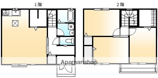 エルメゾン手城　Ａ(3LDK)の間取り写真