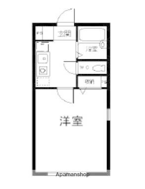 FILE1010(1K/1階)の間取り写真