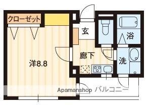 チェリッシュコート(1K/1階)の間取り写真