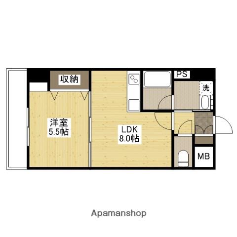 セリオンパレス(1LDK/3階)の間取り写真