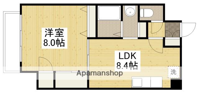 レイクタワーマンション(1LDK/2階)の間取り写真