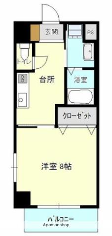 フルリール松浦Ⅱ(1K/5階)の間取り写真