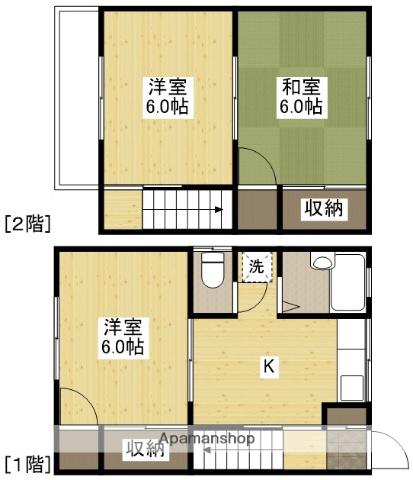 リーヴェン・ハイム(3K/1階)の間取り写真