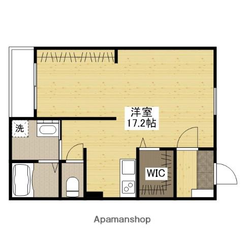 LIEN南本庄(ワンルーム/2階)の間取り写真