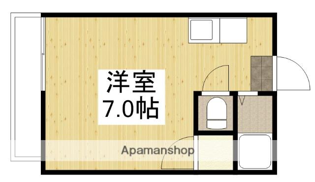 センチュリーハイツ(ワンルーム/2階)の間取り写真