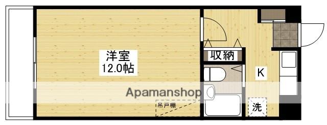 TANAKA-1(1K/1階)の間取り写真