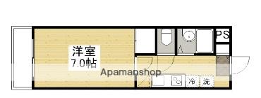 キャンパスメゾン(1K/4階)の間取り写真