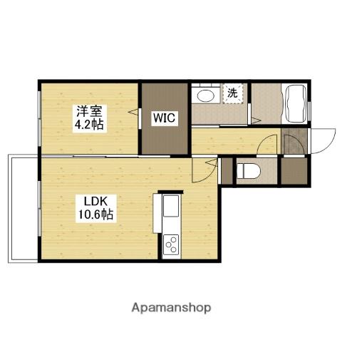 フィマージュ(1LDK/2階)の間取り写真