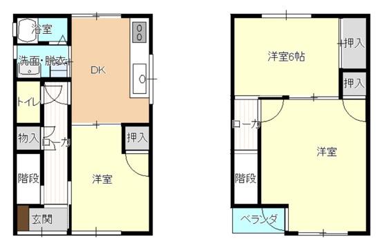 セントポーリア(3DK)の間取り写真