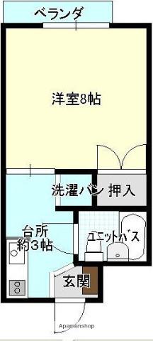 菅原ニューマンションA棟(1K/1階)の間取り写真