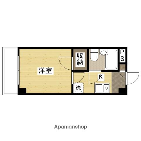 リバティ丸之内(1K/3階)の間取り写真