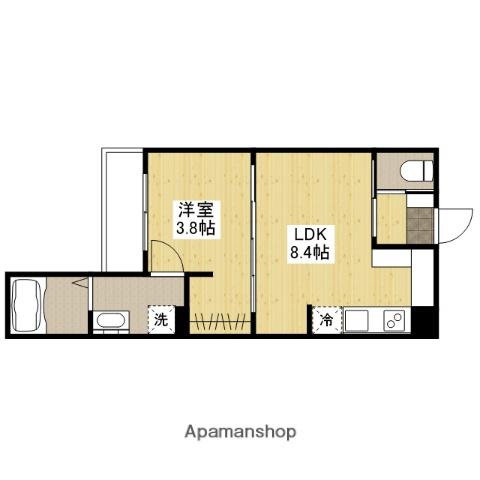 PLANO南蔵王(1LDK/2階)の間取り写真