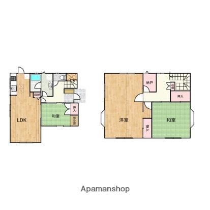 山陽本線 福山駅 バス乗車時間：10分 藪路住宅前バス停で下車 徒歩4分 2階建 築33年(3LDK)の間取り写真