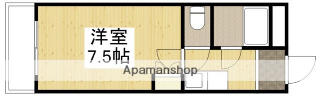 エメローズ千田(1K/1階)の間取り写真