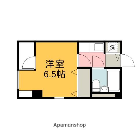 片山ビル12(1K/4階)の間取り写真