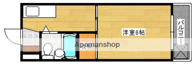 第五KSNビル(1K/4階)の間取り写真