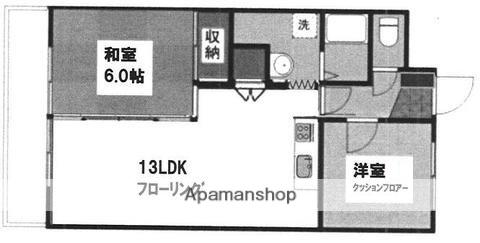 サンライズ曙(2LDK/7階)の間取り写真