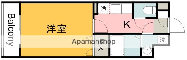 ヴィランス大塚Ⅰ(1K/3階)の間取り写真