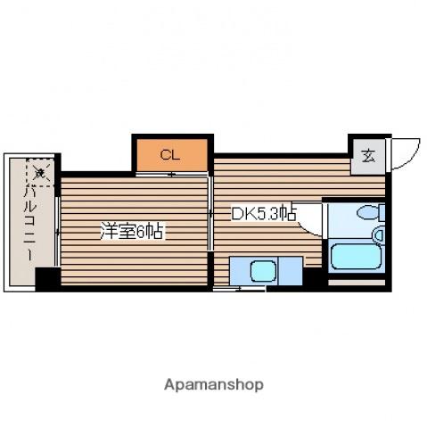 SOL LEVANTE SHOUWAMACHI(1DK/5階)の間取り写真