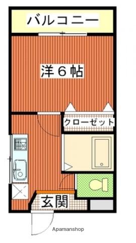 アイレスト白島(1K/3階)の間取り写真