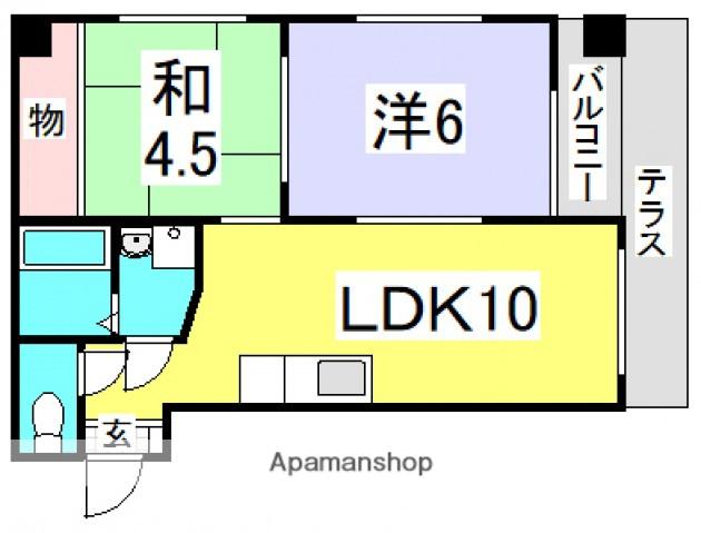 シートピア井口台(2LDK/1階)の間取り写真