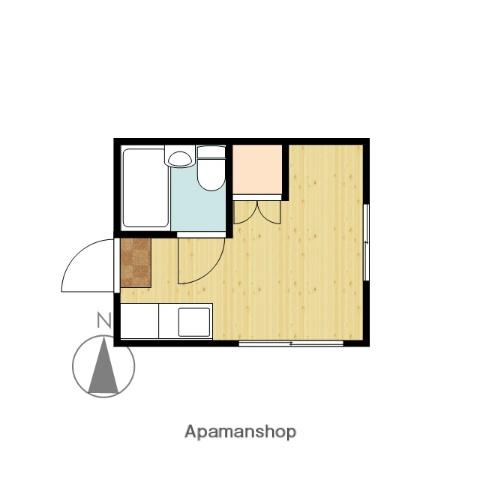プリンスマンション(1K/1階)の間取り写真