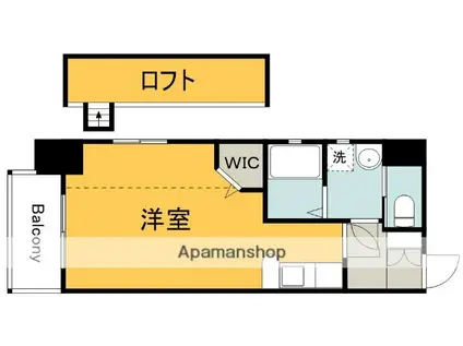 KATAYAMABLDG 20(ワンルーム/9階)の間取り写真