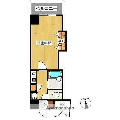 GRACE榎町(1K/5階)の間取り写真