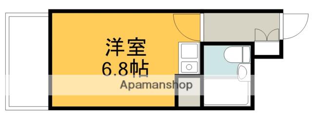 ダイアパレス皆実町(ワンルーム/8階)の間取り写真